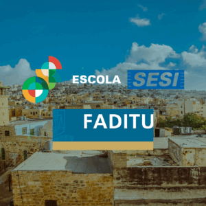 Alunos de Relações Internacionais da FADITU promovem debate sobre o conflito Israel–Palestina no SESI Salto