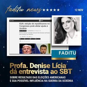 Profa. Denise Lícia dá entrevista ao SBT News