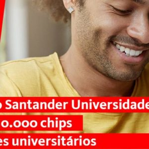 Santander Universidades e Universia Brasil doam 10 mil chips para apoiar estudantes na pandemia
